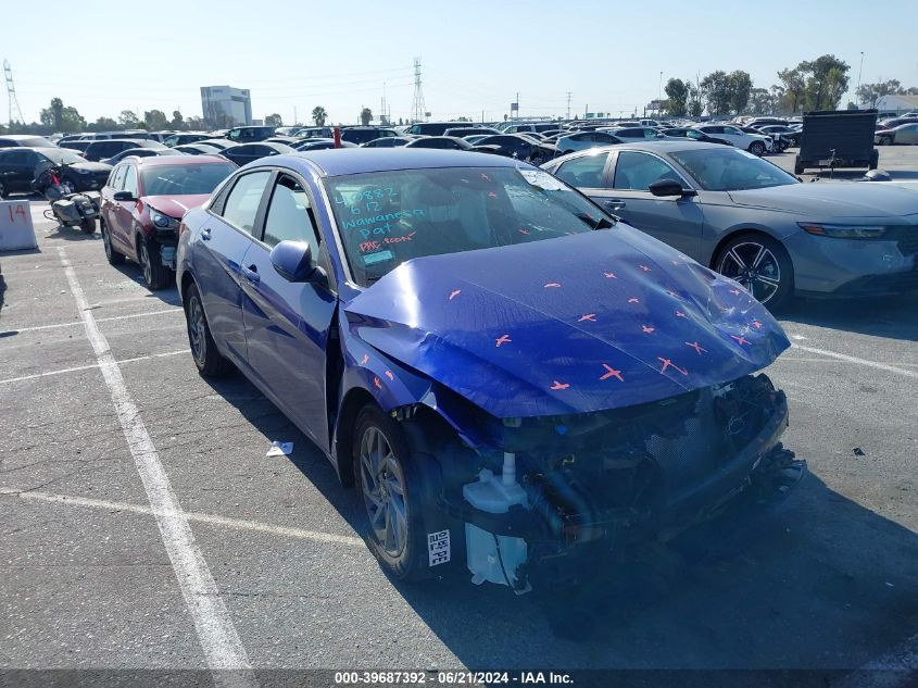 2024 HYUNDAI ELANTRA HYBRID BLUE