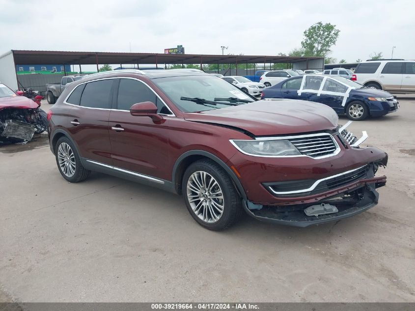 2016 LINCOLN MKX RESERVE