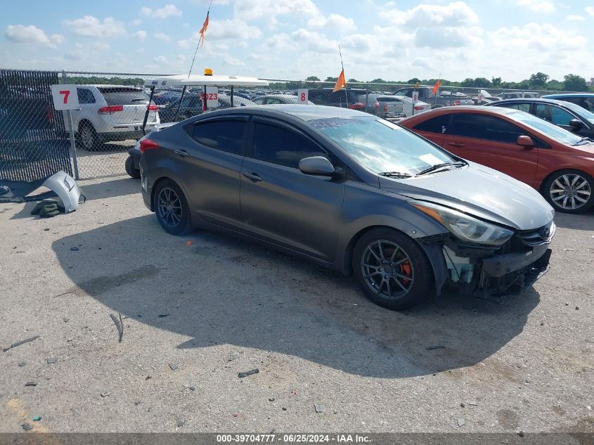 2013 HYUNDAI ELANTRA GLS