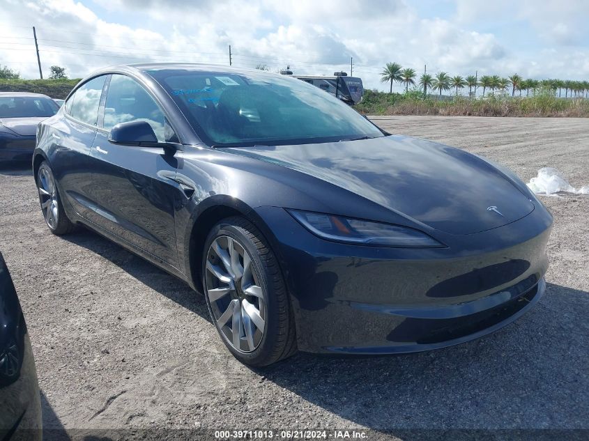 2024 TESLA MODEL 3 REAR-WHEEL DRIVE