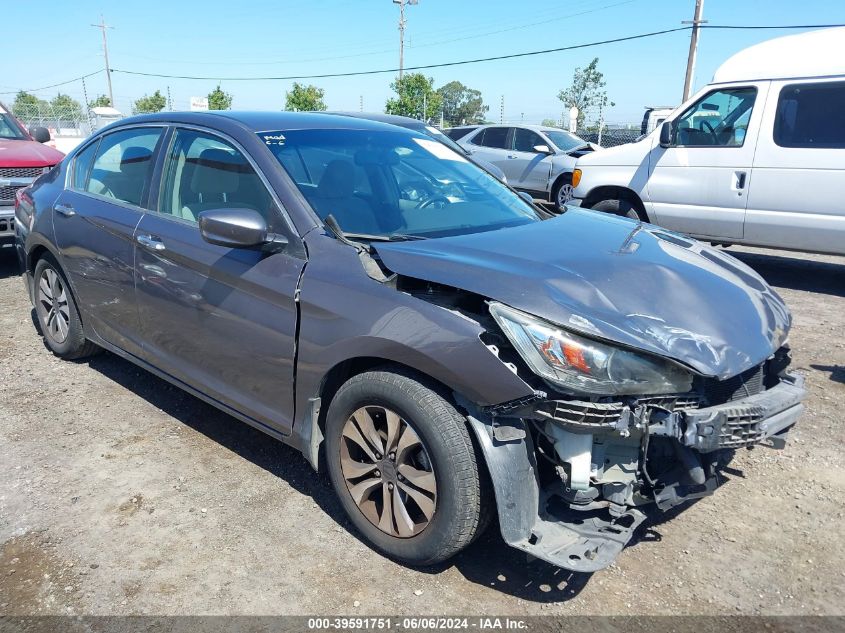 2013 HONDA ACCORD LX