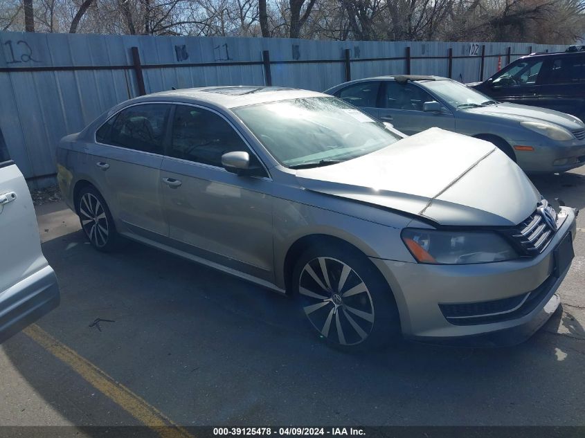 2013 VOLKSWAGEN PASSAT 2.5L SEL