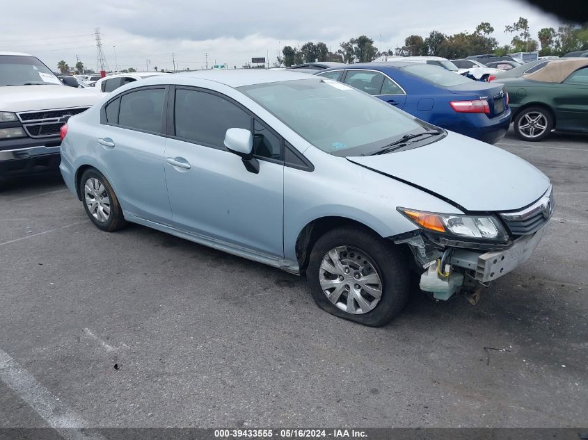 2012 HONDA CIVIC LX