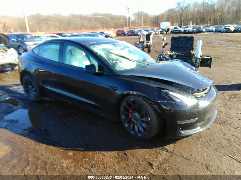 2023 TESLA MODEL 3 PERFORMANCE DUAL MOTOR ALL-WHEEL DRIVE