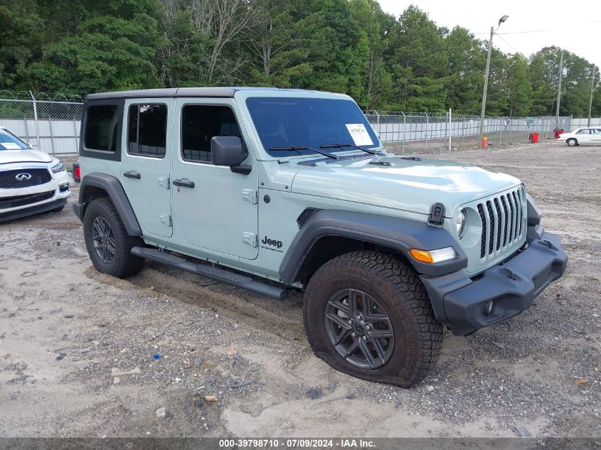 2024 JEEP WRANGLER 4-DOOR SPORT S 4X4