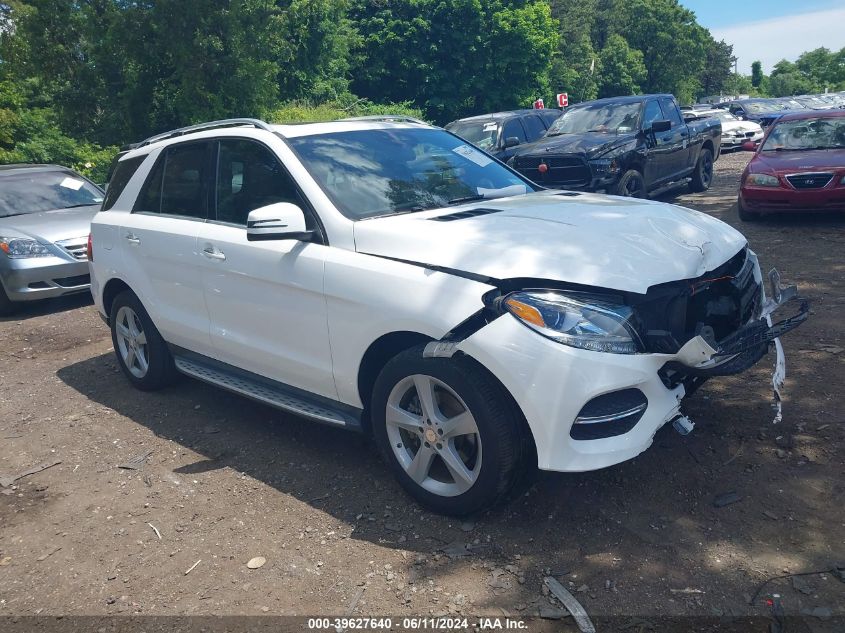 2016 MERCEDES-BENZ GLE 350 4MATIC