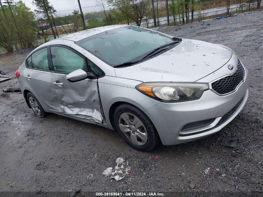 2015 KIA FORTE LX