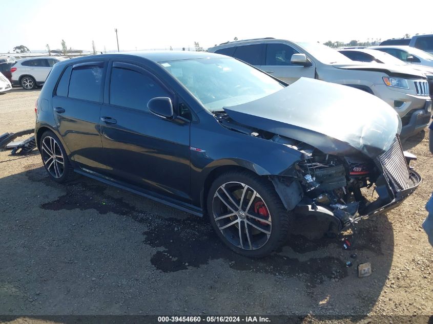 2017 VOLKSWAGEN GOLF GTI AUTOBAHN 4-DOOR/S 4-DOOR/SE 4-DOOR/SPORT 4-DOOR