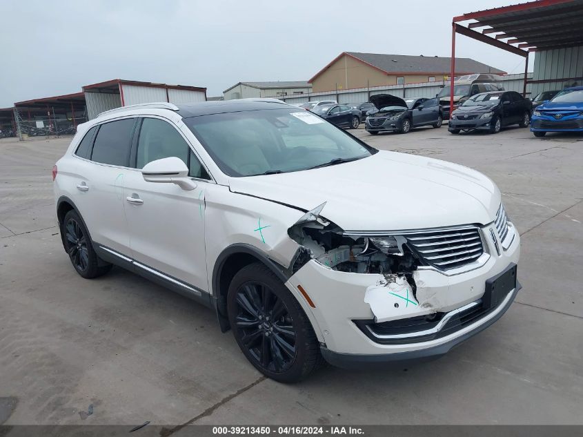 2016 LINCOLN MKX RESERVE