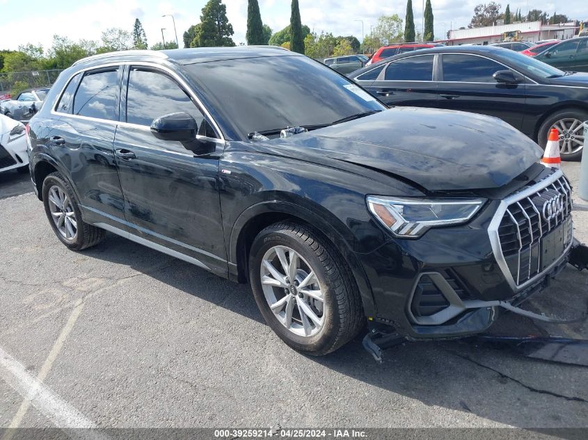 2022 AUDI Q3 PREMIUM PLUS 45 TFSI S LINE QUATTRO TIPTRONIC