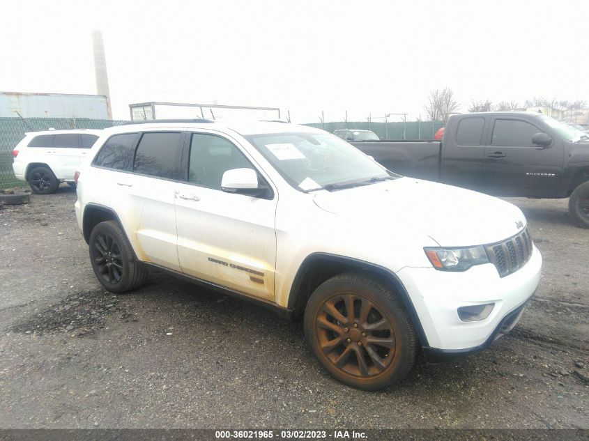 2016 JEEP GRAND CHEROKEE LIMITED 75TH ANNIVERSARY