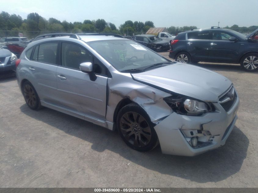 2015 SUBARU IMPREZA 2.0I SPORT PREMIUM