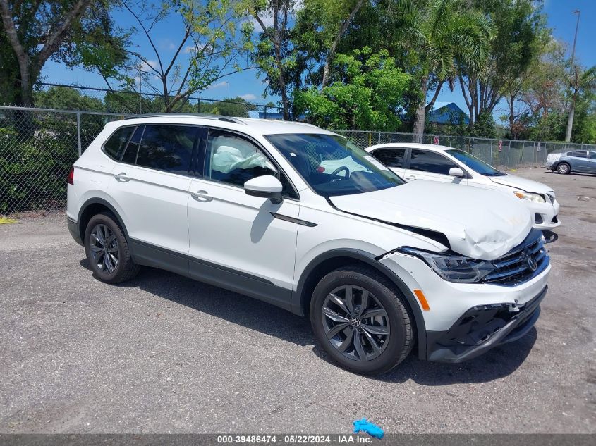 2022 VOLKSWAGEN TIGUAN 2.0T SE