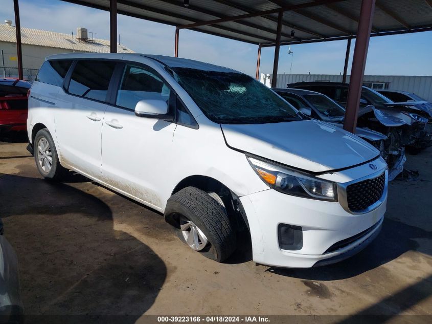 2017 KIA SEDONA LX