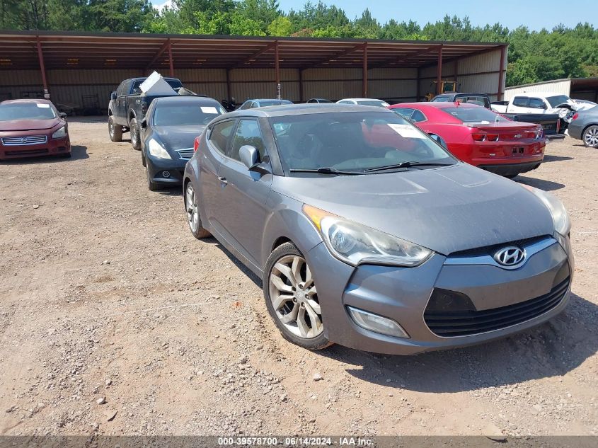 2012 HYUNDAI VELOSTER BASE W/BLACK