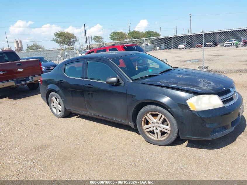 2012 DODGE AVENGER SXT