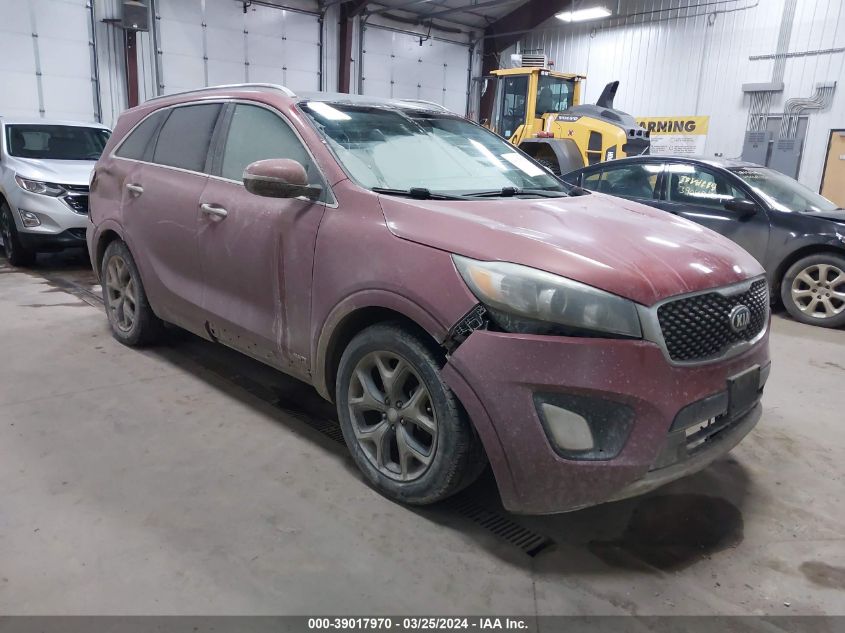 2016 KIA SORENTO 3.3L SX