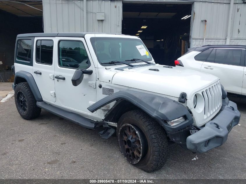 2018 JEEP WRANGLER UNLIMITED SPORT S 4X4