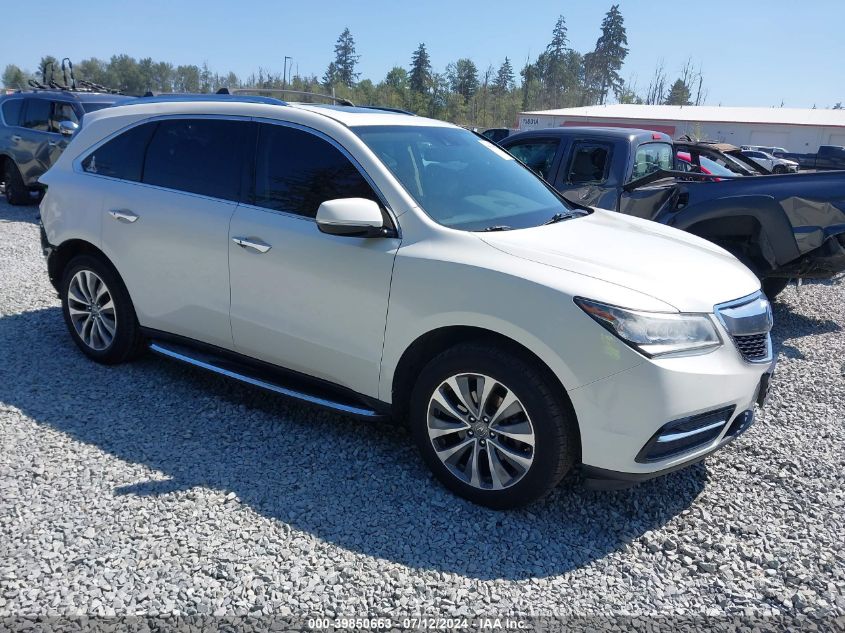 2015 ACURA MDX TECHNOLOGY PACKAGE