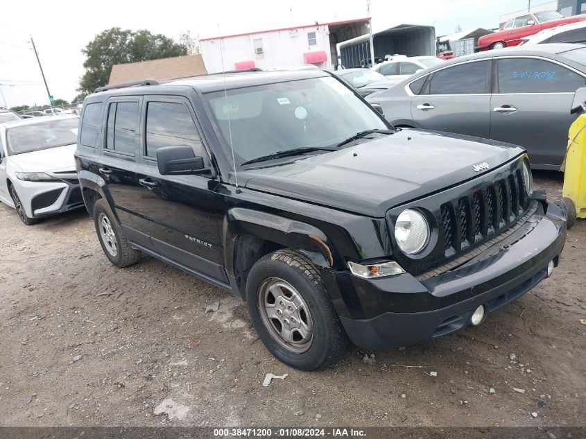 2017 JEEP PATRIOT SPORT FWD