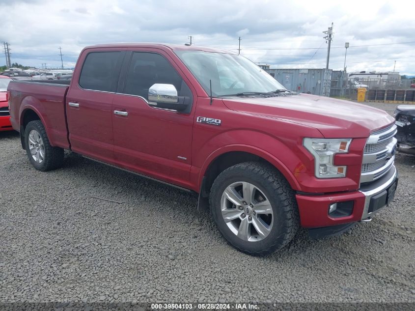 2015 FORD F-150 PLATINUM