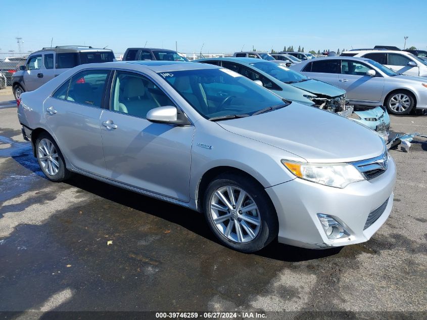 2012 TOYOTA CAMRY HYBRID XLE