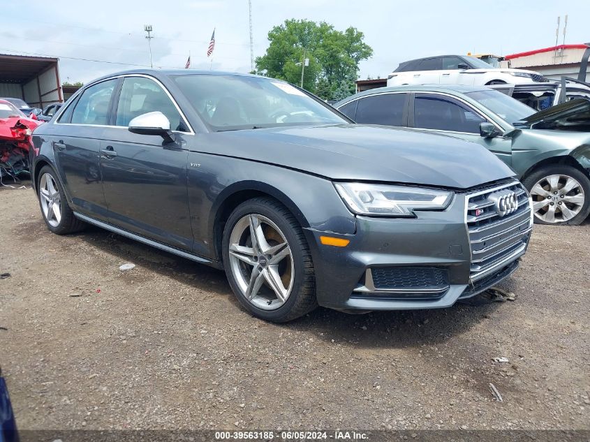 2018 AUDI S4 3.0T PREMIUM PLUS