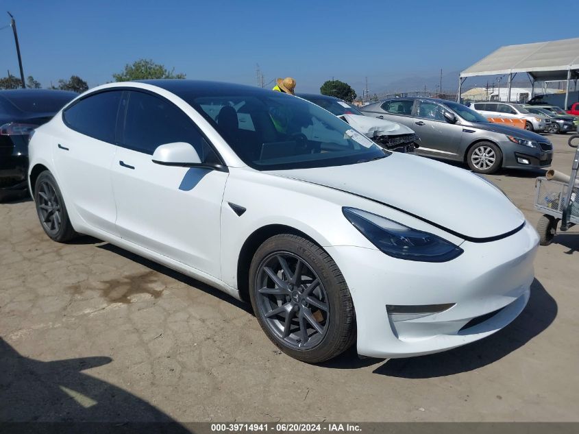 2022 TESLA MODEL 3 LONG RANGE DUAL MOTOR ALL-WHEEL DRIVE