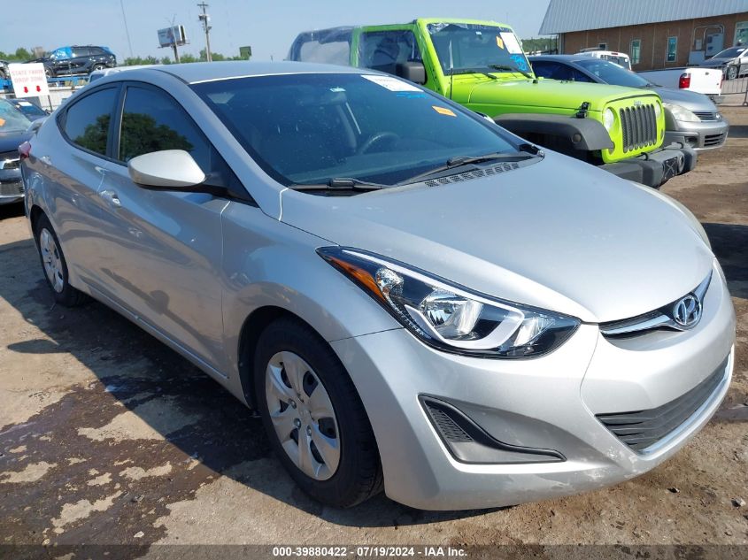 2016 HYUNDAI ELANTRA SE