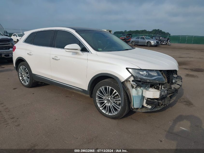 2018 LINCOLN MKX RESERVE