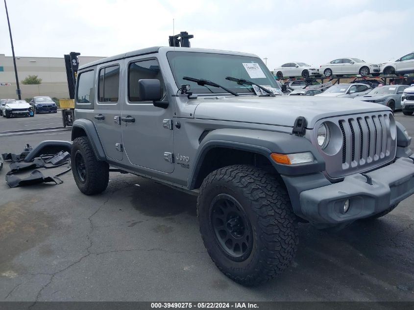 2018 JEEP WRANGLER UNLIMITED SPORT S 4X4