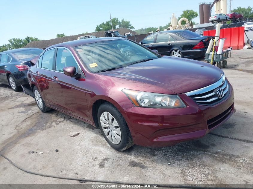 2012 HONDA ACCORD 2.4 LX