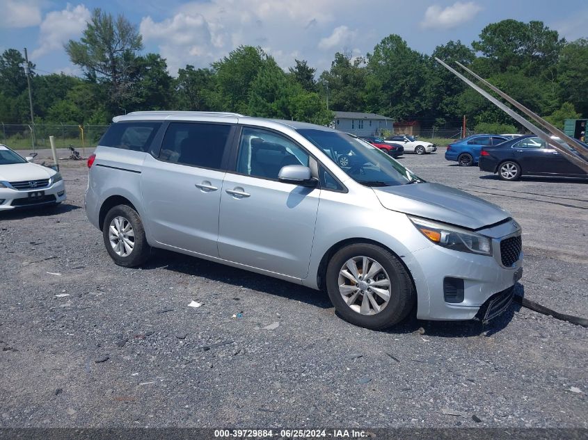 2015 KIA SEDONA LX