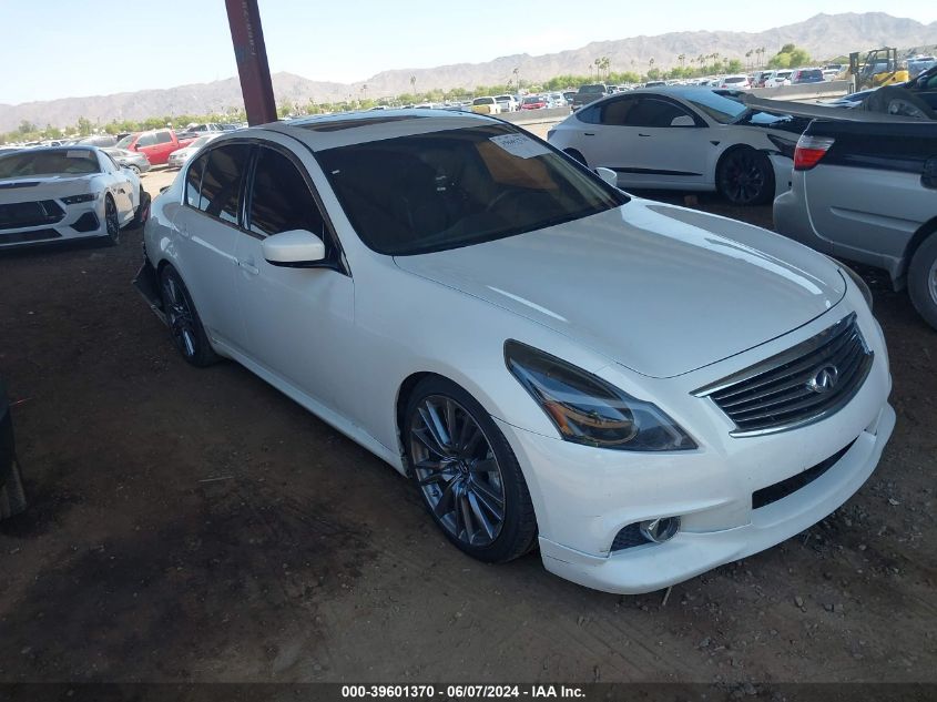 2012 INFINITI G37 SPORT