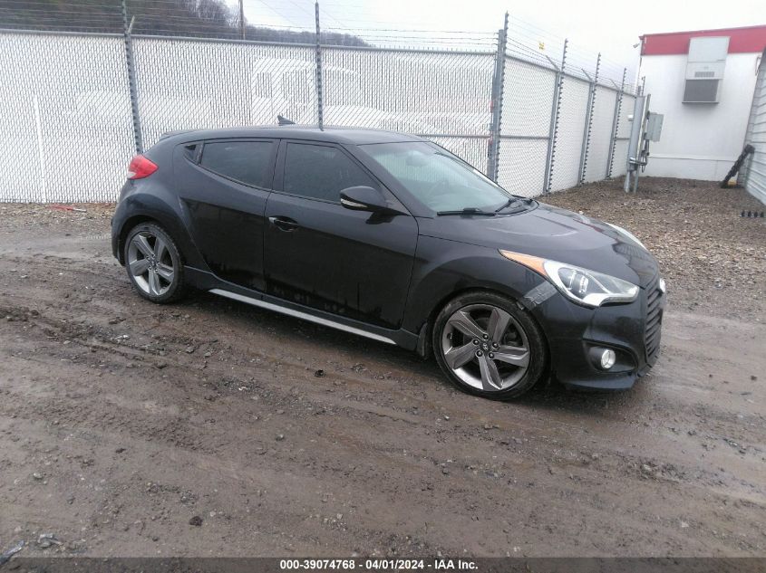 2013 HYUNDAI VELOSTER TURBO W/BLACK