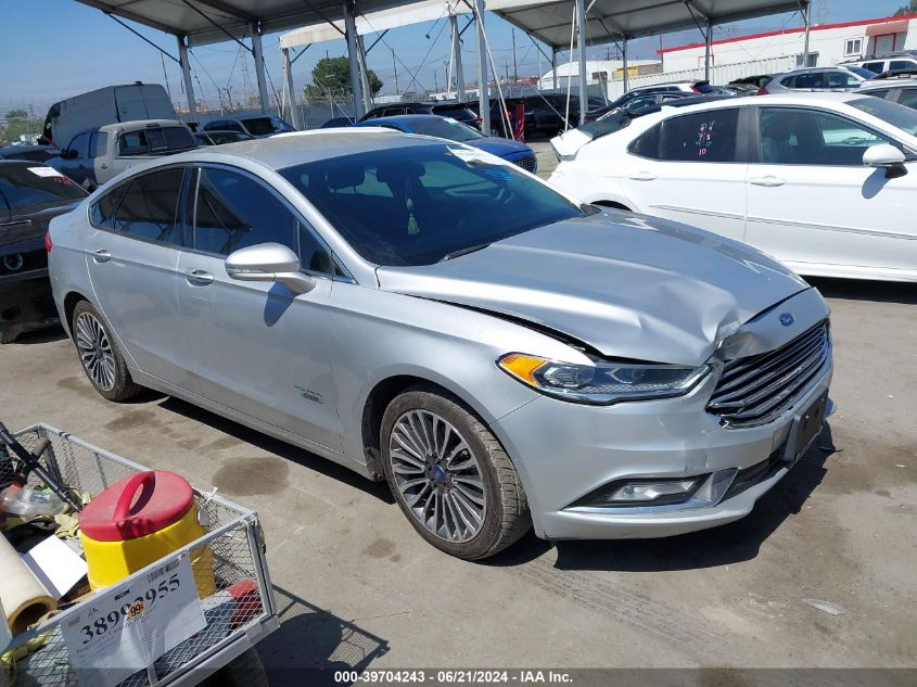 2017 FORD FUSION ENERGI SE LUXURY