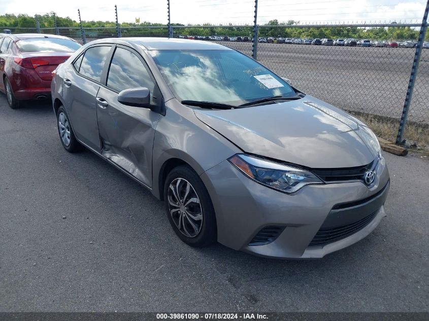 2016 TOYOTA COROLLA LE