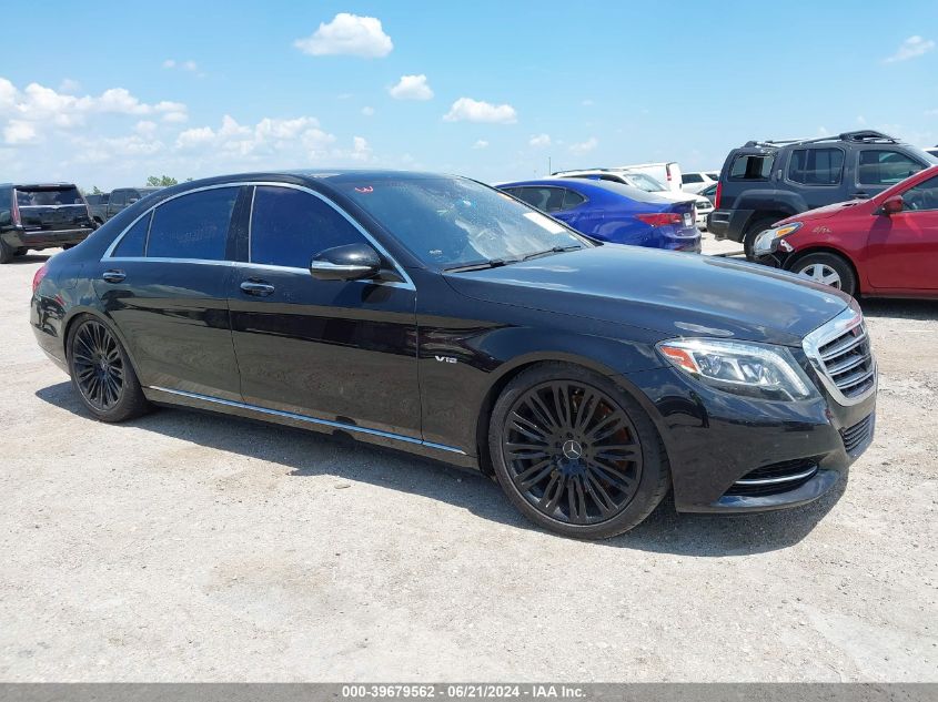 2015 MERCEDES-BENZ S 600 S600