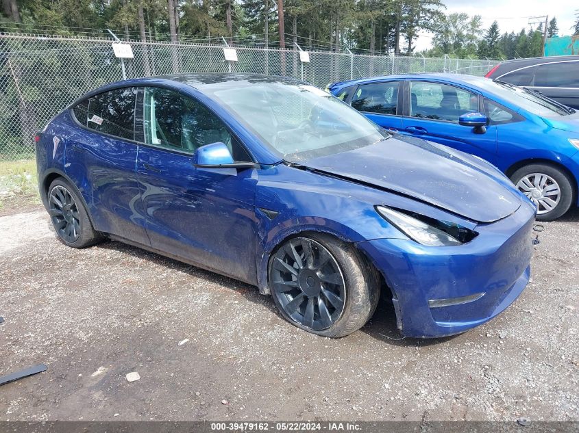 2022 TESLA MODEL Y LONG RANGE DUAL MOTOR ALL-WHEEL DRIVE