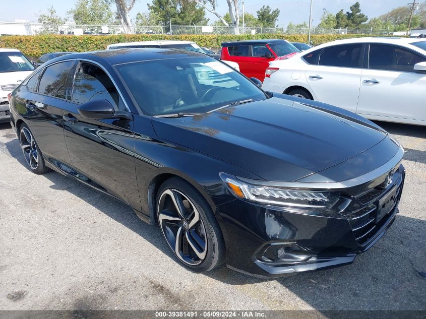 2021 HONDA ACCORD SPORT