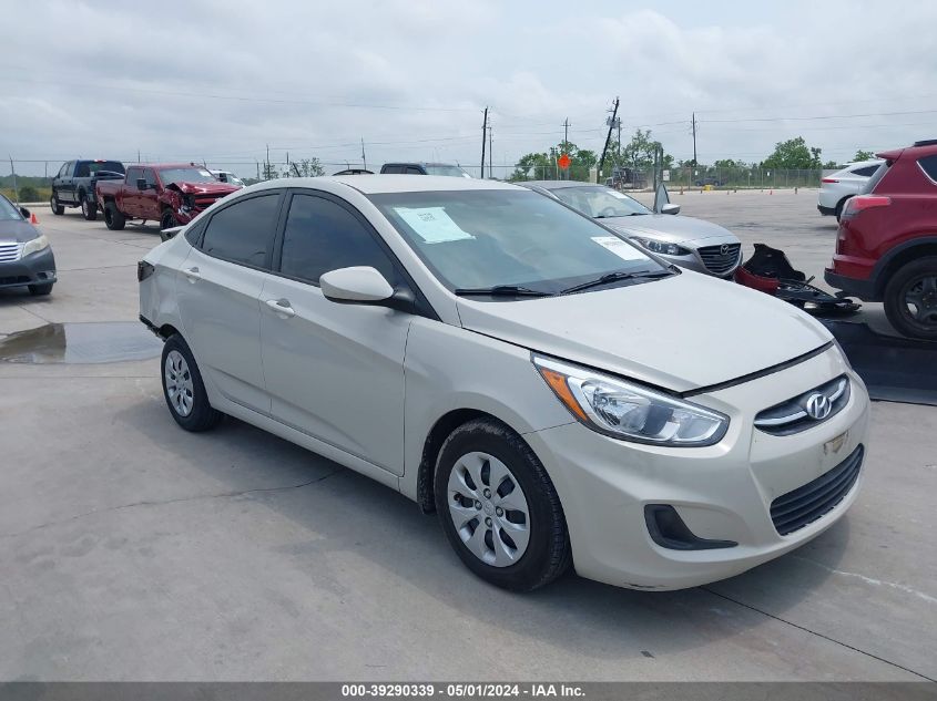 2016 HYUNDAI ACCENT SE