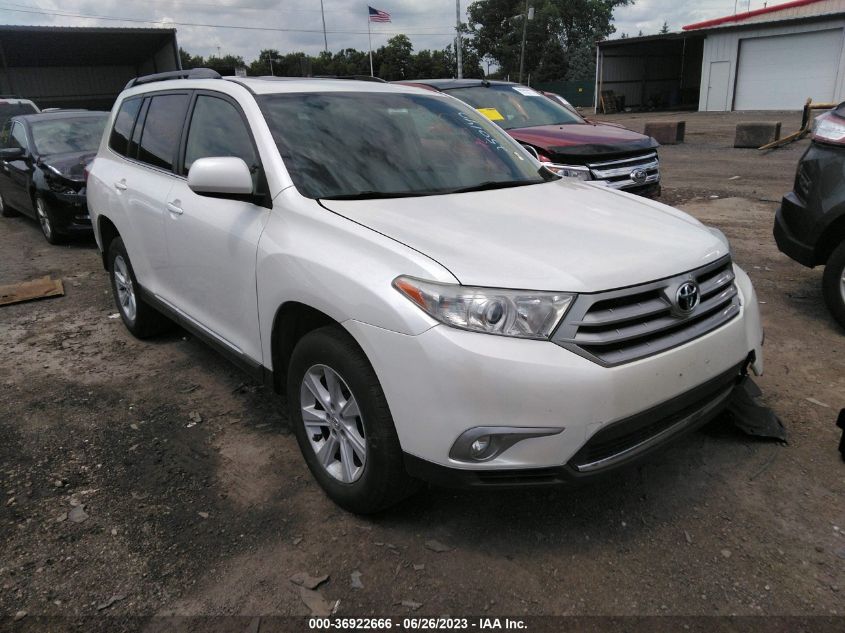 2013 TOYOTA HIGHLANDER SE V6