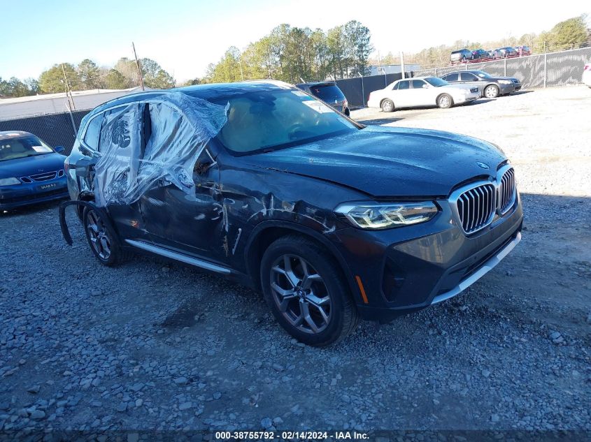 2022 BMW X3 XDRIVE30I