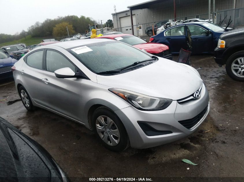 2016 HYUNDAI ELANTRA SE