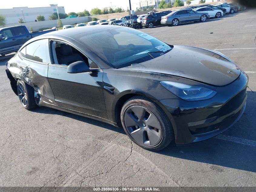 2021 TESLA MODEL 3 STANDARD RANGE PLUS REAR-WHEEL DRIVE