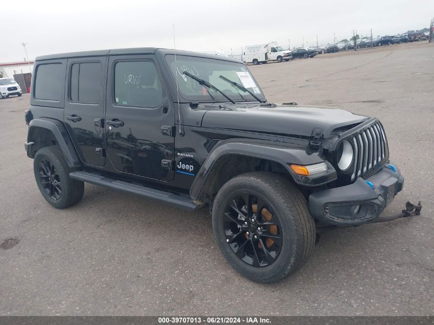 2023 JEEP WRANGLER 4XE SAHARA 4X4