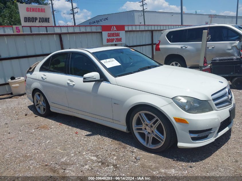 2012 MERCEDES-BENZ C 250 LUXURY/SPORT