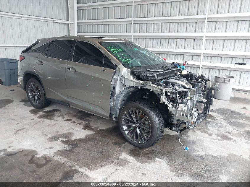 2021 LEXUS RX 350 F SPORT HANDLING