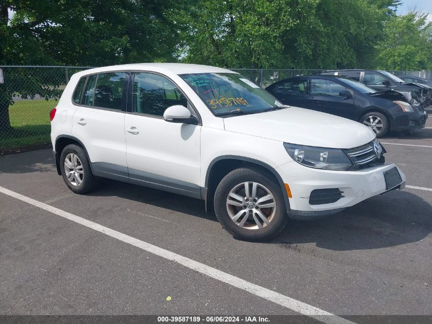 2013 VOLKSWAGEN TIGUAN S