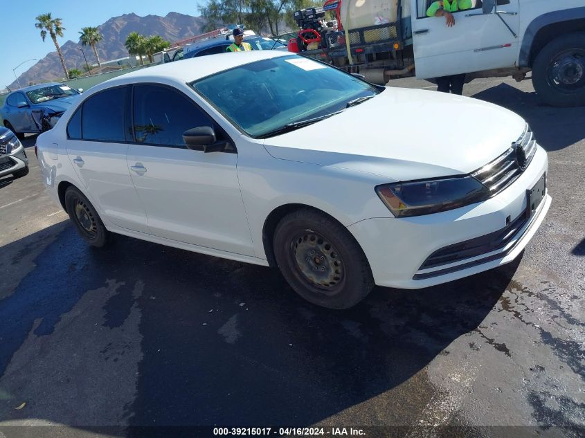 2016 VOLKSWAGEN JETTA 1.4T S